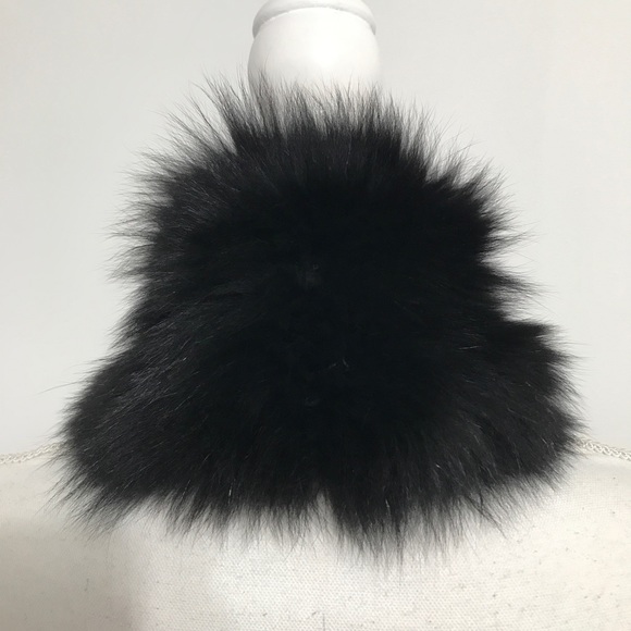 Annabelle New York Fur Scarf, Black - Picture 2 of 9
